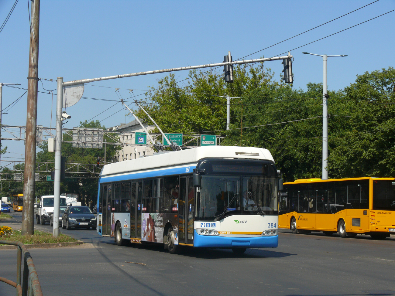 Дебрецен, Solaris Trollino II 12 Ganz-Škoda D № 384