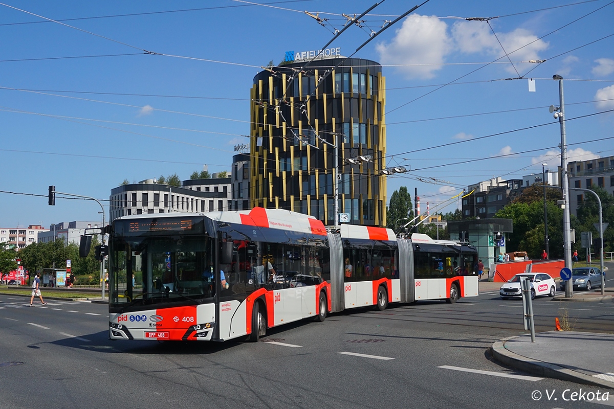 Прага, Škoda-Solaris 24m (Škoda 38Tr) № 408