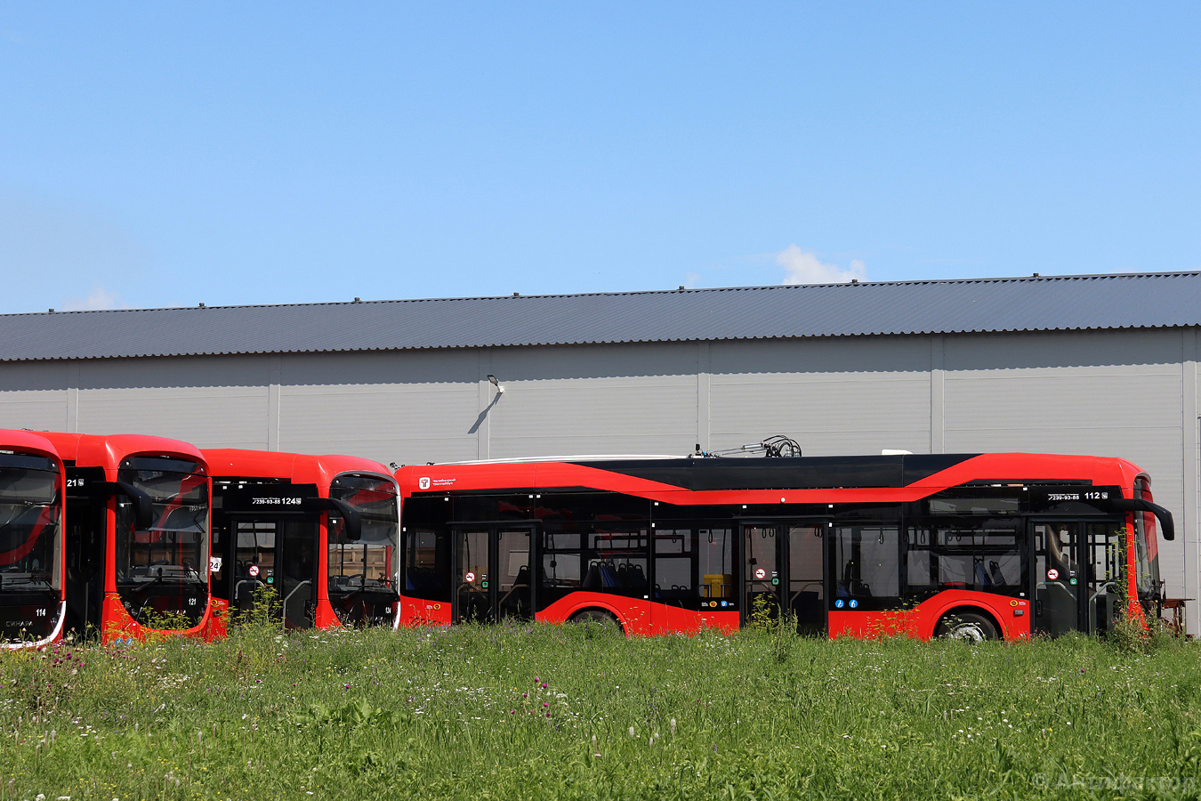 Tšeljabinsk, Sinara 6254.01 № 112; Tšeljabinsk — Chelyabinsk plant of urban electric transport Tšeljabinsk, Sinara 6254.01 № 112; Tšeljabinsk — Chelyabinsk plant of urban electric transport