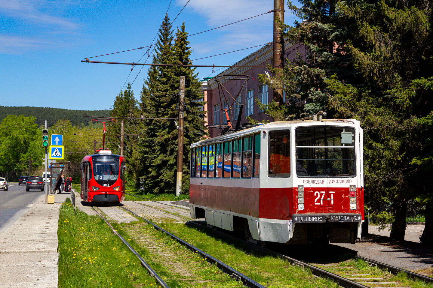 Златоуст, Tatra T3K «Иж» № 011; Златоуст, 71-608КМ № 27