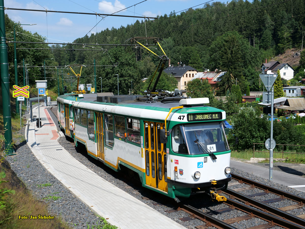 Liberec ― Jablonec nad Nisou, Tatra T3R.PLF nr. 47