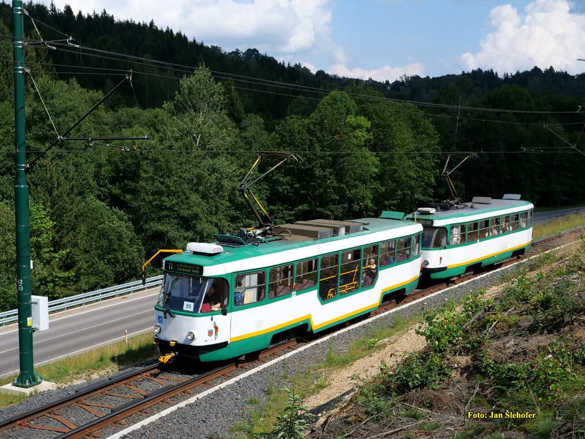 Либерец ― Яблонец-над-Нисой, Tatra T3R.PLF № 22