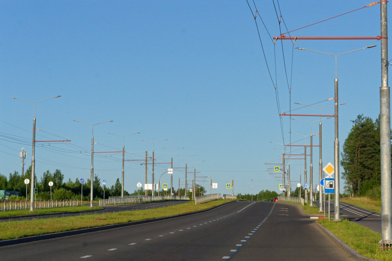 Петрозаводск — Троллейбусные линии и инфраструктура