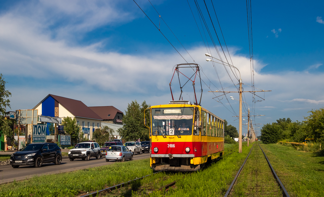 Барнаул, Tatra T6B5SU № 3186