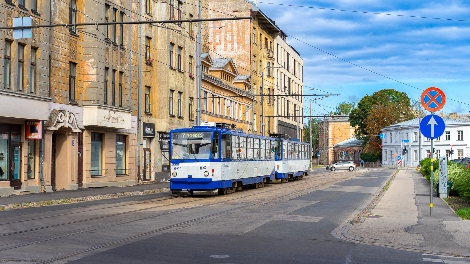 Рига, Tatra T3MR (T6B5-R) № 35076