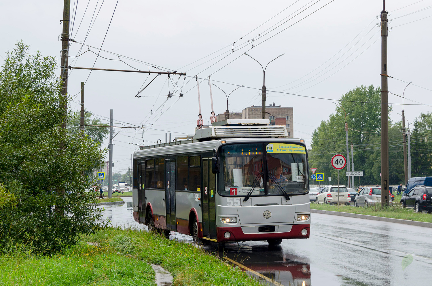 Великий Новгород, ЛиАЗ-52803 (ВЗТМ) № 55