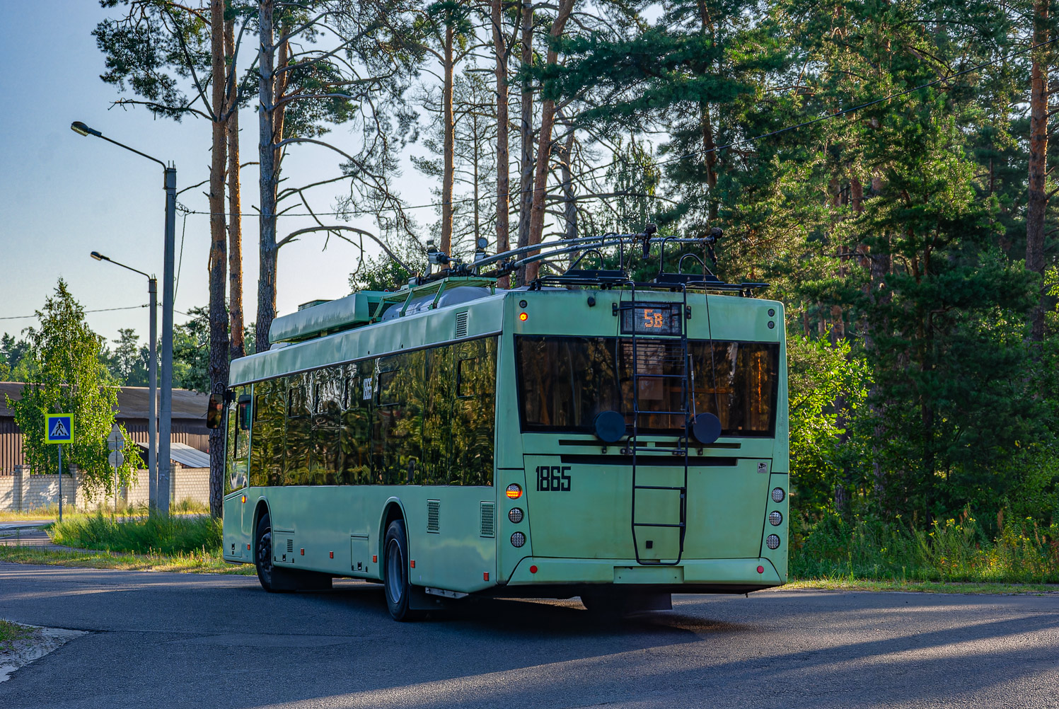 Homiel, MAZ-203T70 № 1865; Homiel — Traffic on sections using autonomous running