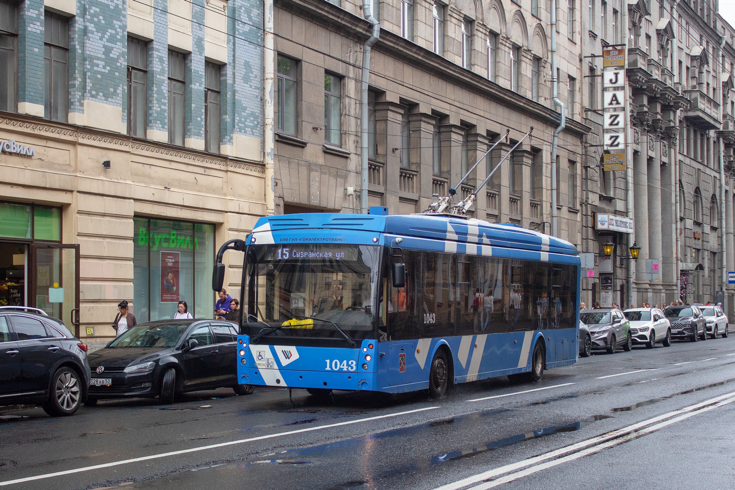 Sanktpēterburga, Trolza-5265.08 “Megapolis” № 1043 Sanktpēterburga, Trolza-5265.08 “Megapolis” № 1043