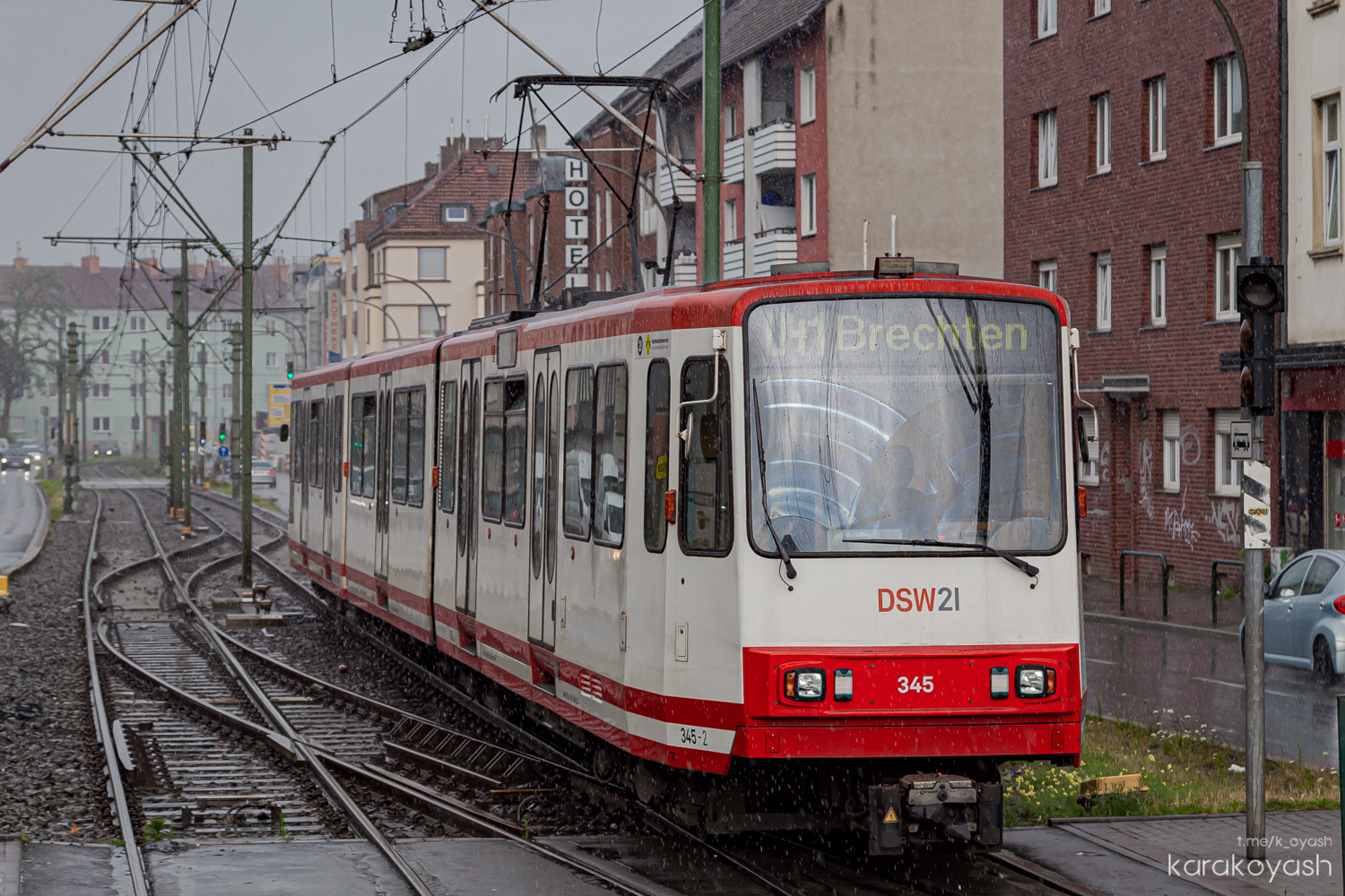 Дортмунд, Duewag B80C/8 № 345