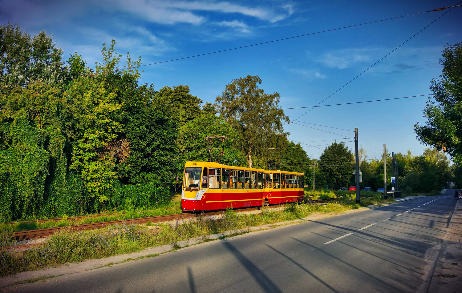 Лодзь, Konstal 805NaND № 1704