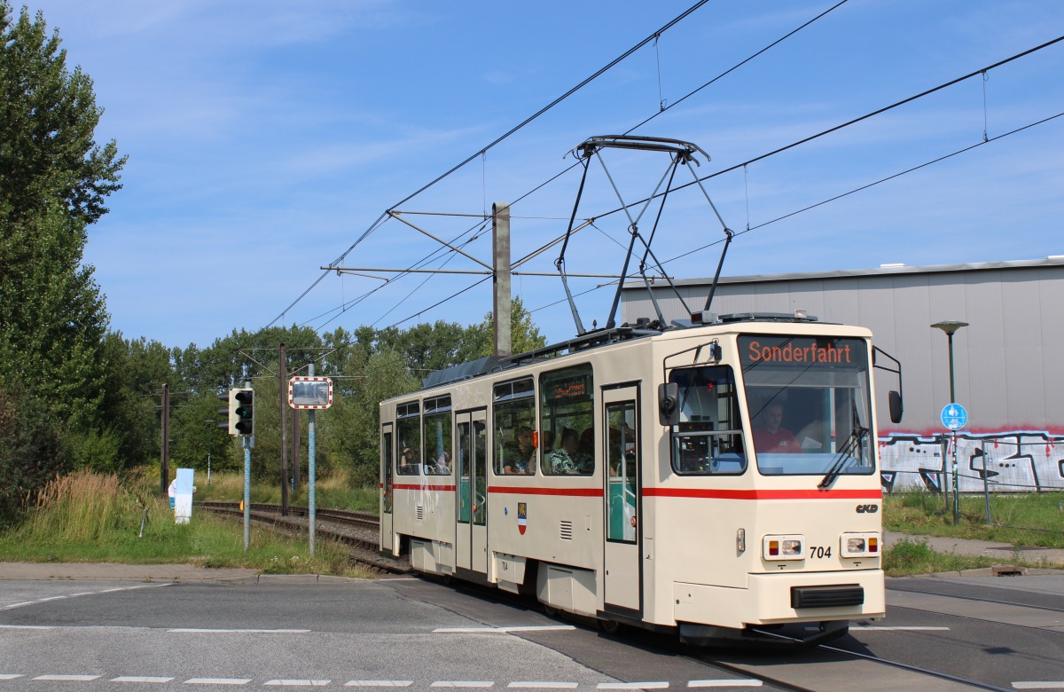 Rostock, Tatra T6A2M č. 704