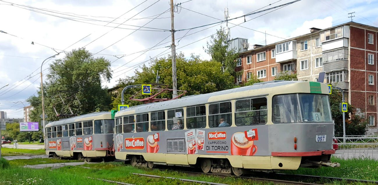 Jekaterinburg, Tatra T3SU (2-door) № 097