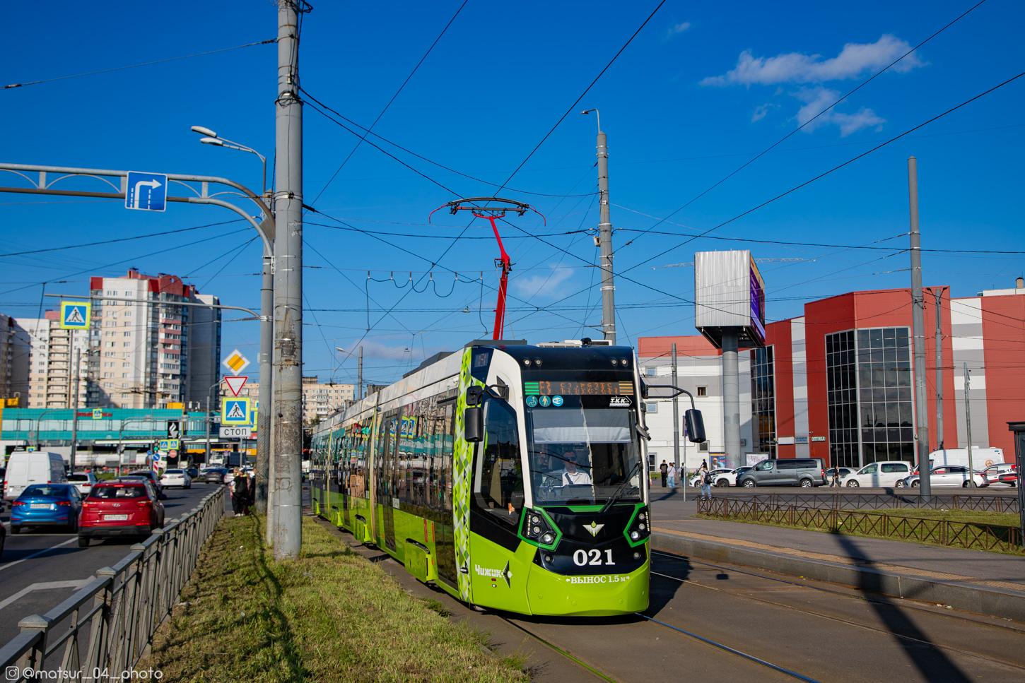 Sankt Petersburg, Stadler B85600M Nr. 021