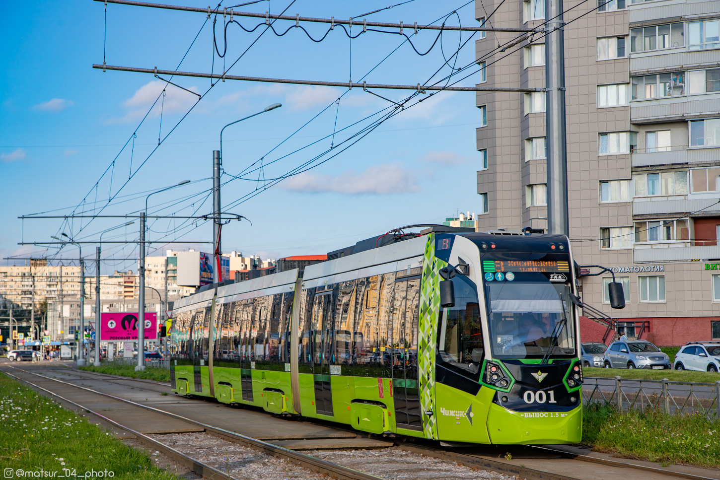 Санкт-Петербург, Stadler B85600M № 001