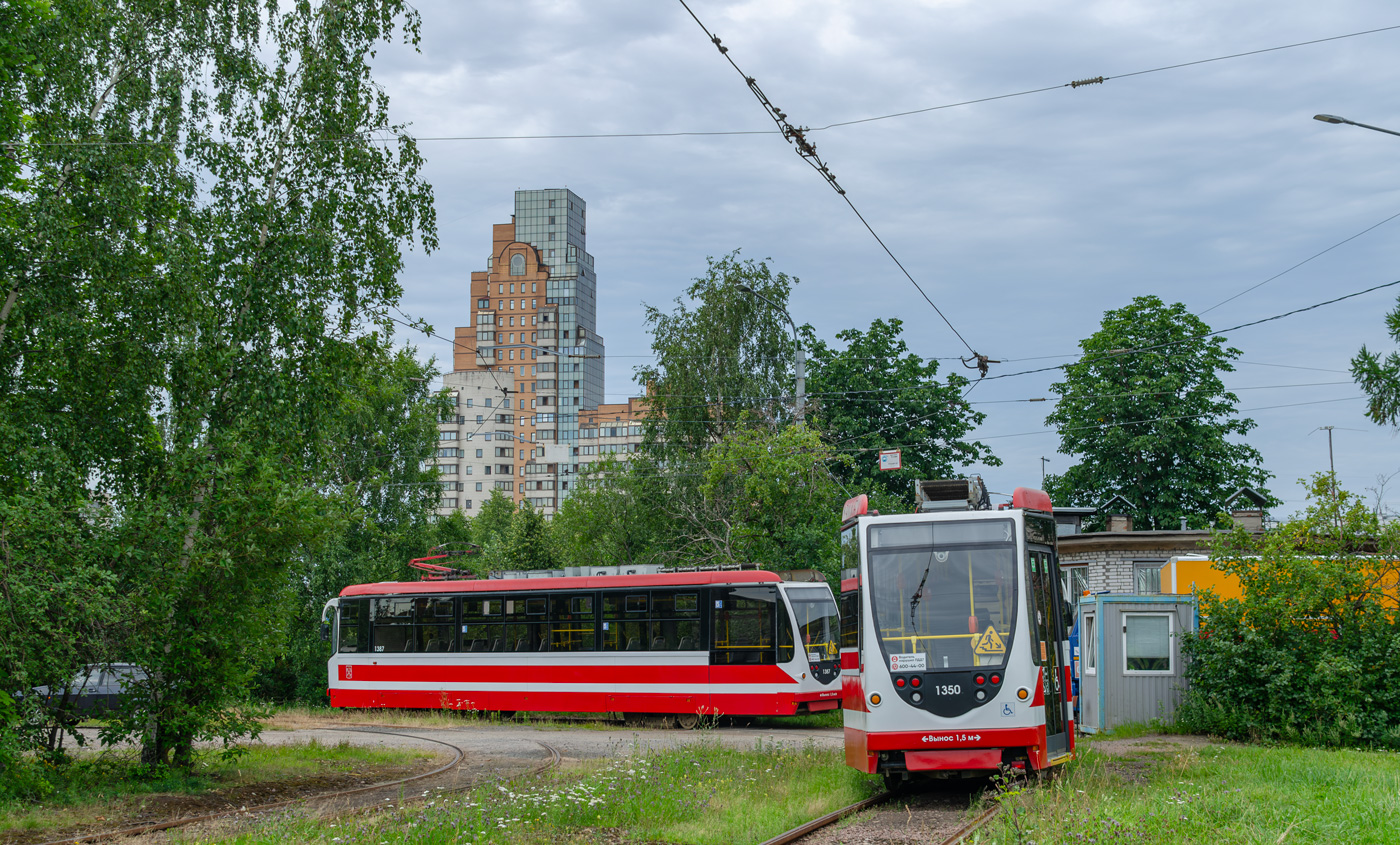 Санкт-Петербург, 71-134А (ЛМ-99АВН) № 1350 Санкт-Петербург, 71-134А (ЛМ-99АВН) № 1350