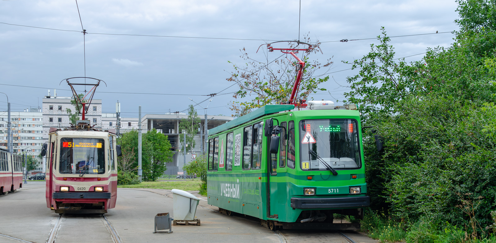 Санкт-Петербург, 71-134К (ЛМ-99К) № 0420; Санкт-Петербург, ПС70 № 5711