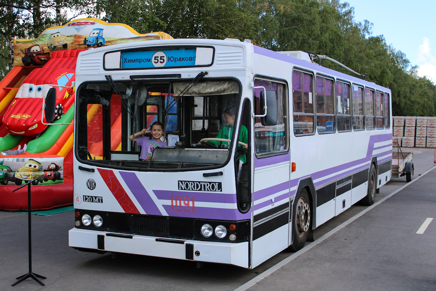 Новочебоксарск, Nordtroll NTR-120MT № 1091; Чебоксары — XXI Всероссийский конкурс профессионального мастерства водителя троллейбуса (2024 год)