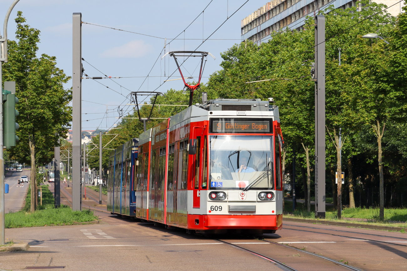 Галле, Duewag MGT6D № 609