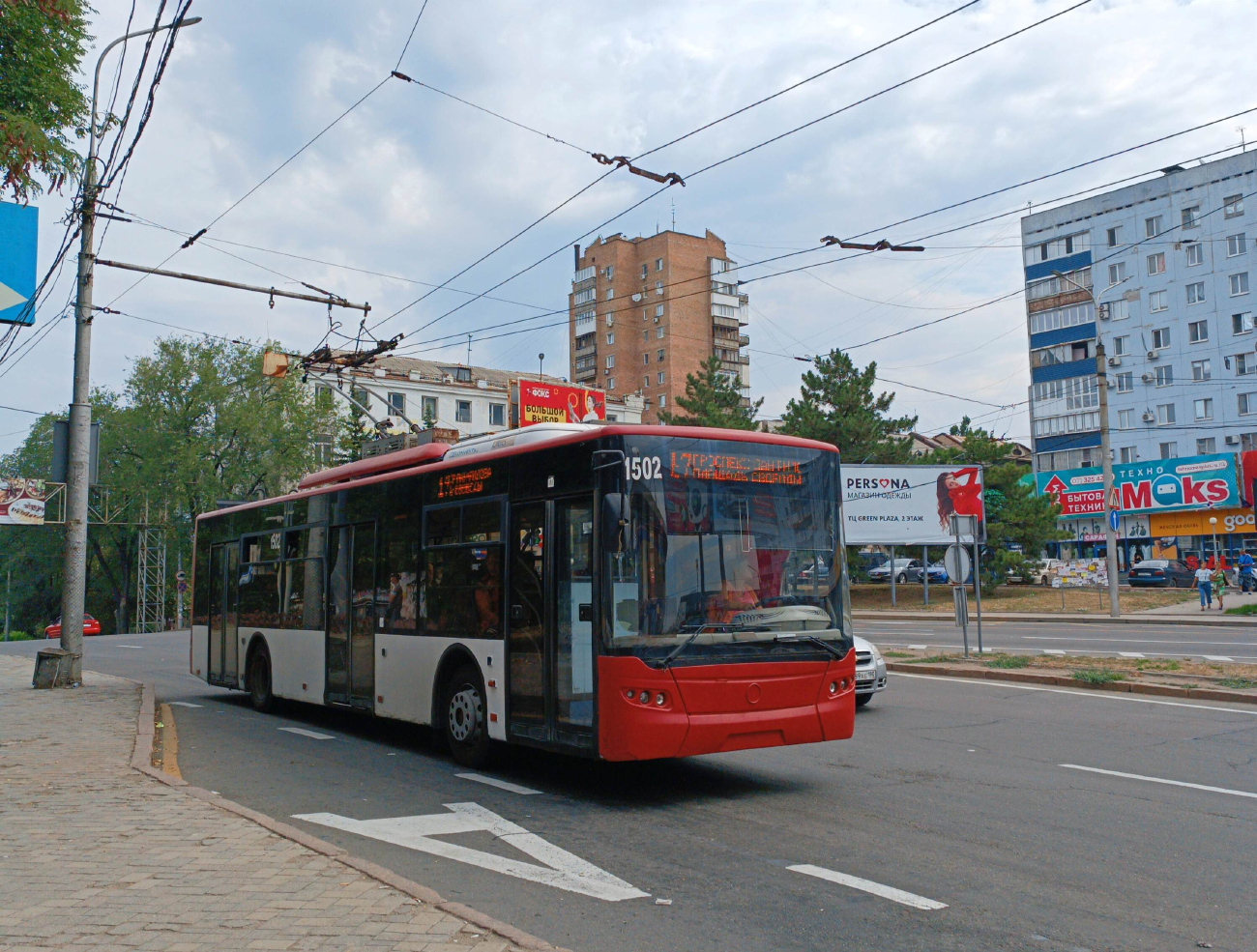 Донецк, ЛАЗ E183A1 № 1502