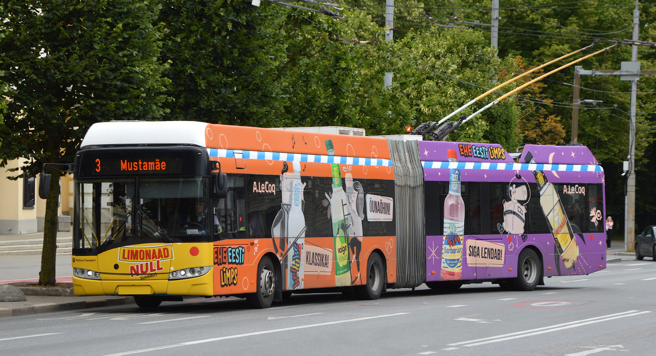 Таллин, Solaris Trollino III 18 AC № 447