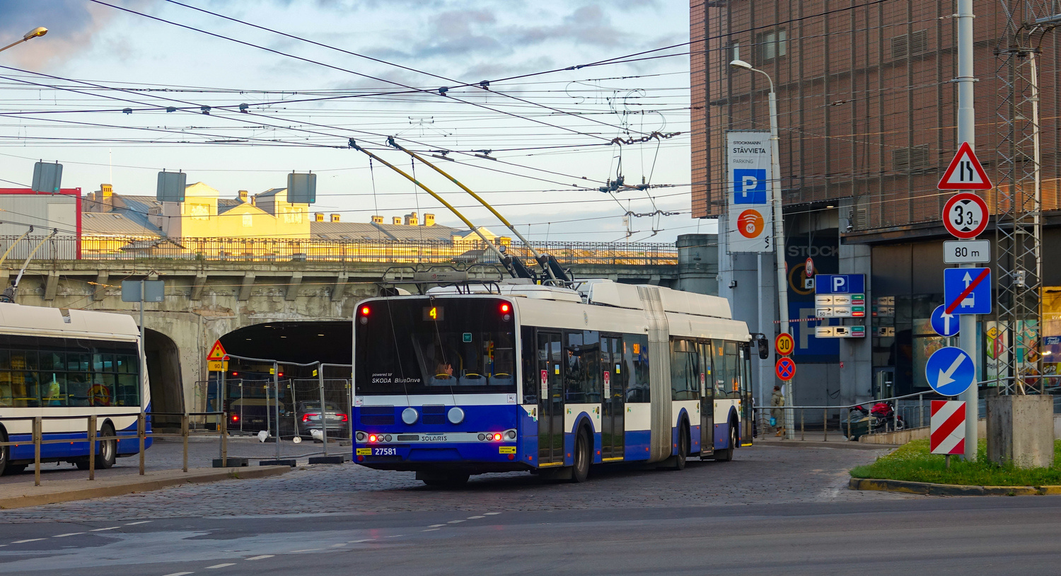 Рига, Škoda 27Tr Solaris III № 27581 Рига, Škoda 27Tr Solaris III № 27581