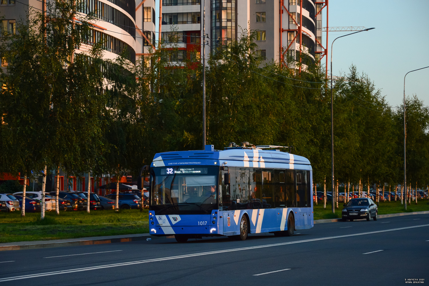 Санкт-Петербург, Тролза-5265.08 «Мегаполис» № 1017