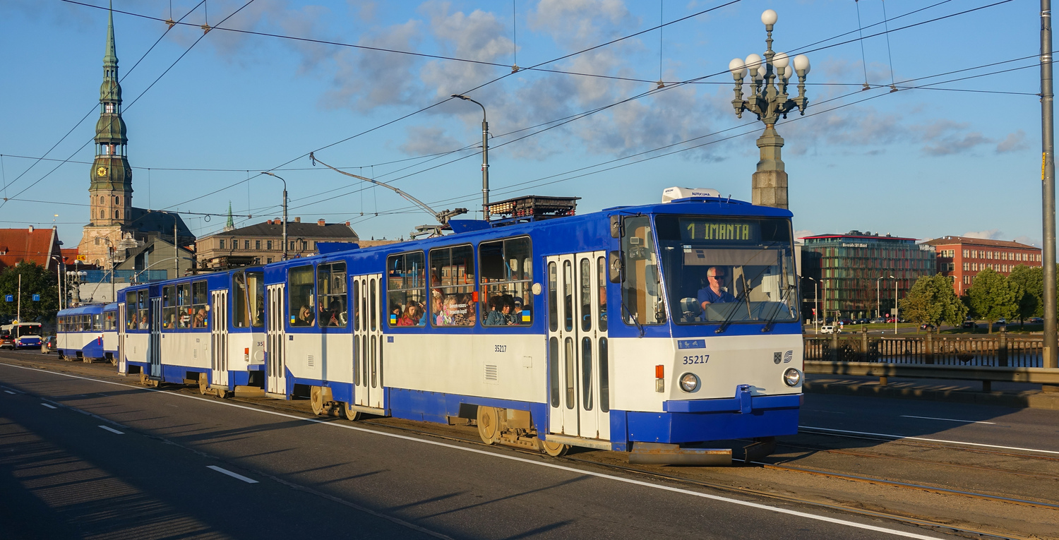 Рига, Tatra T3MR (T6B5-R) № 35217
