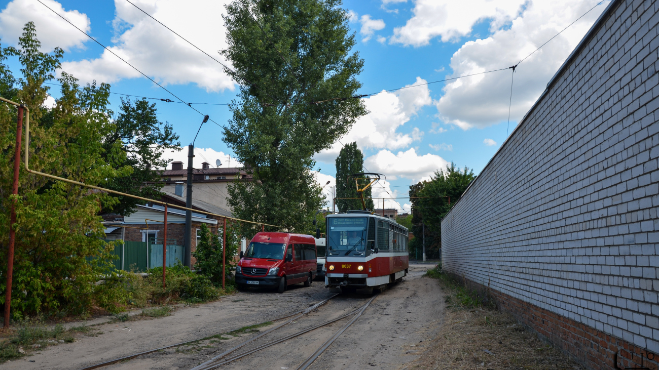 Харьков, Tatra T6A5 № 8637