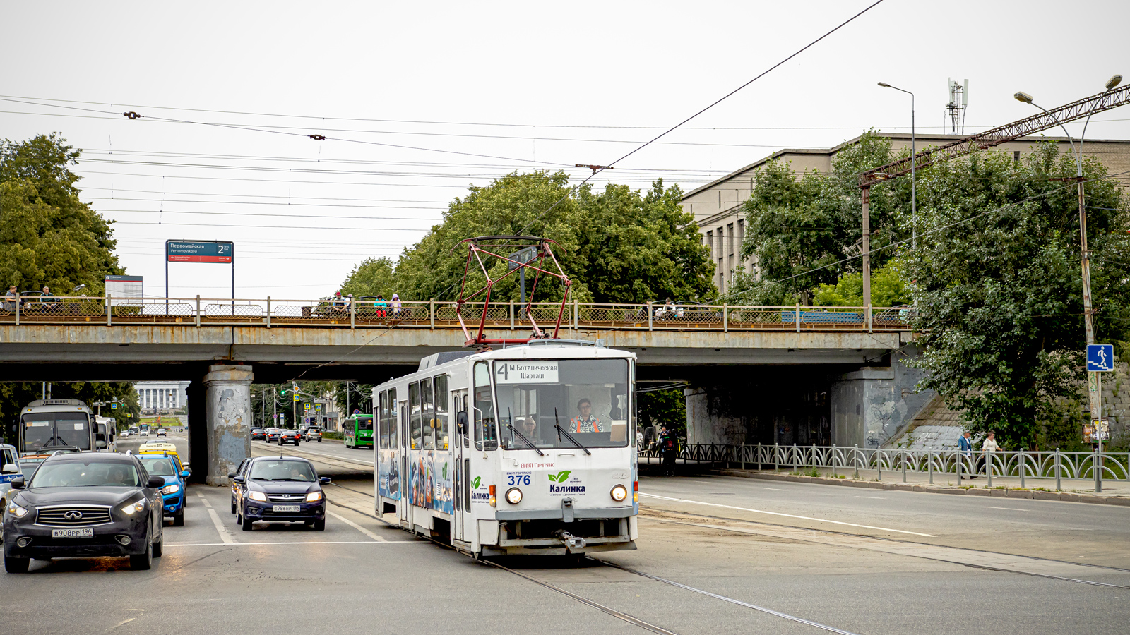 Yekaterinburg, Tatra T6B5SU # 376