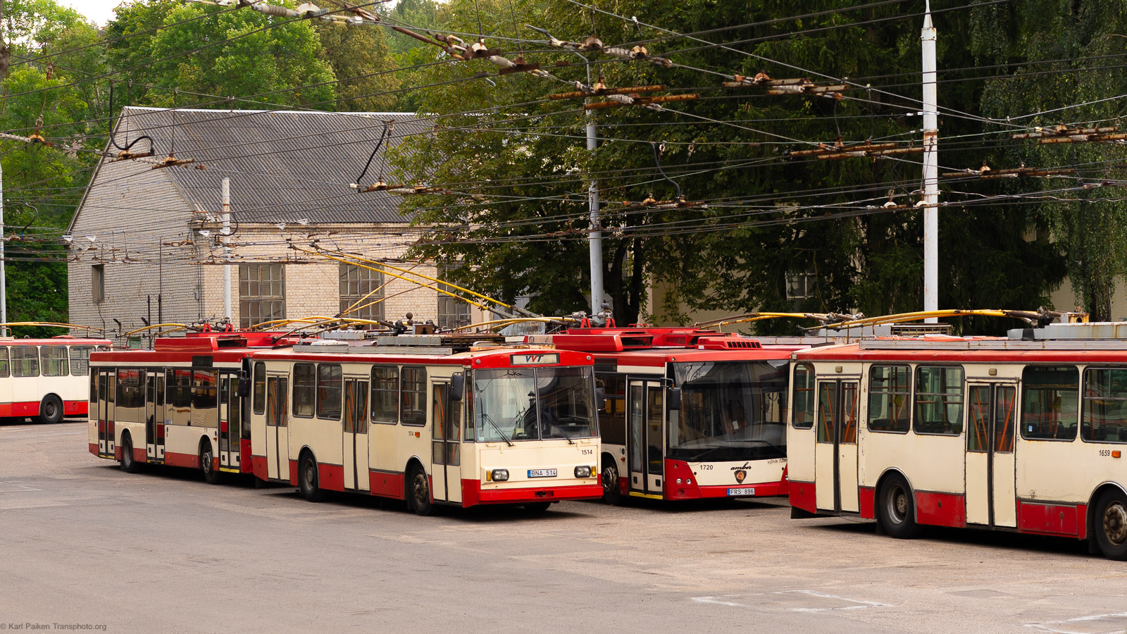 Вильнюс, Škoda 14Tr02/6 № 1514