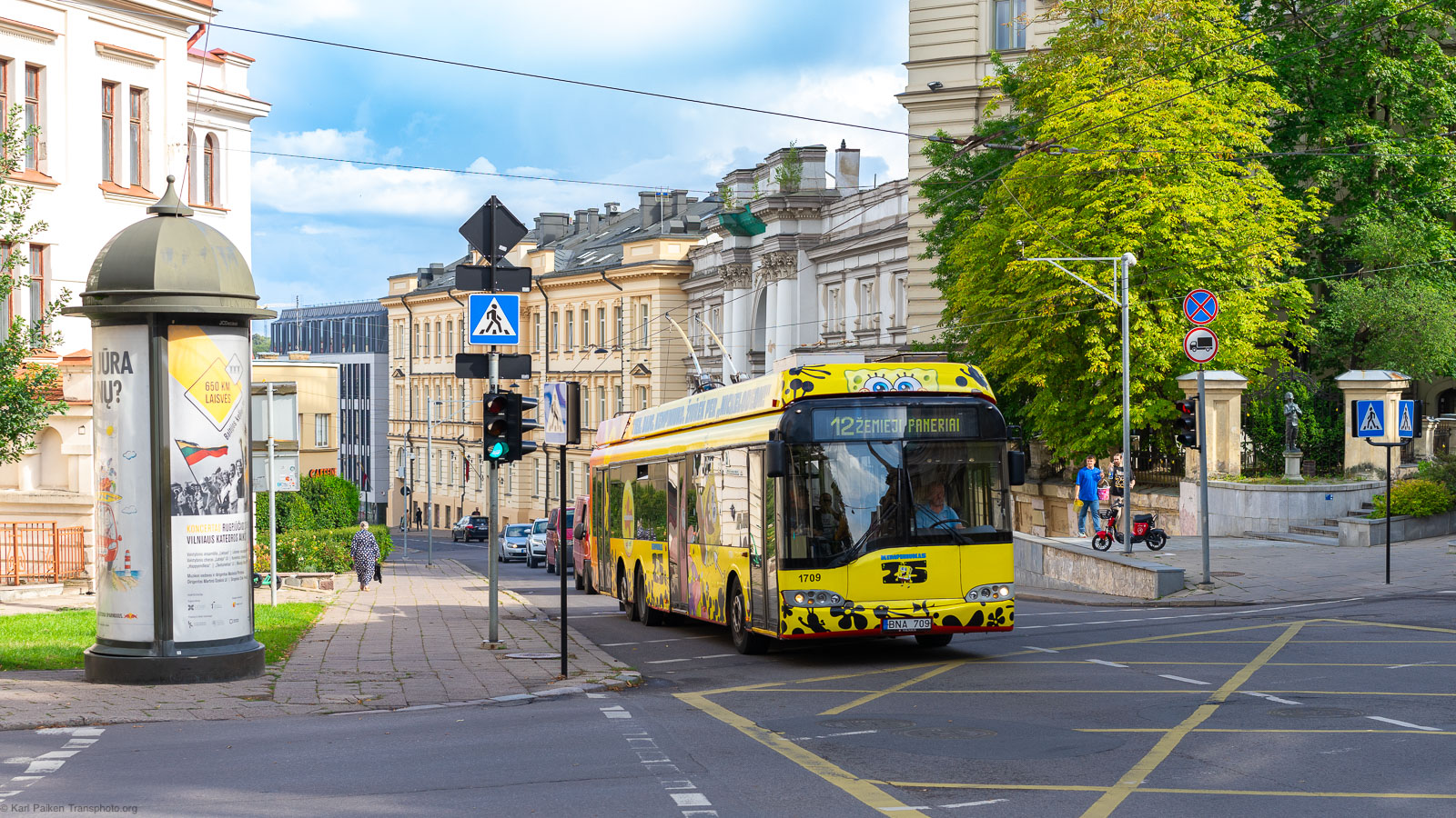 Вильнюс, Solaris Trollino II 15 AC № 1709