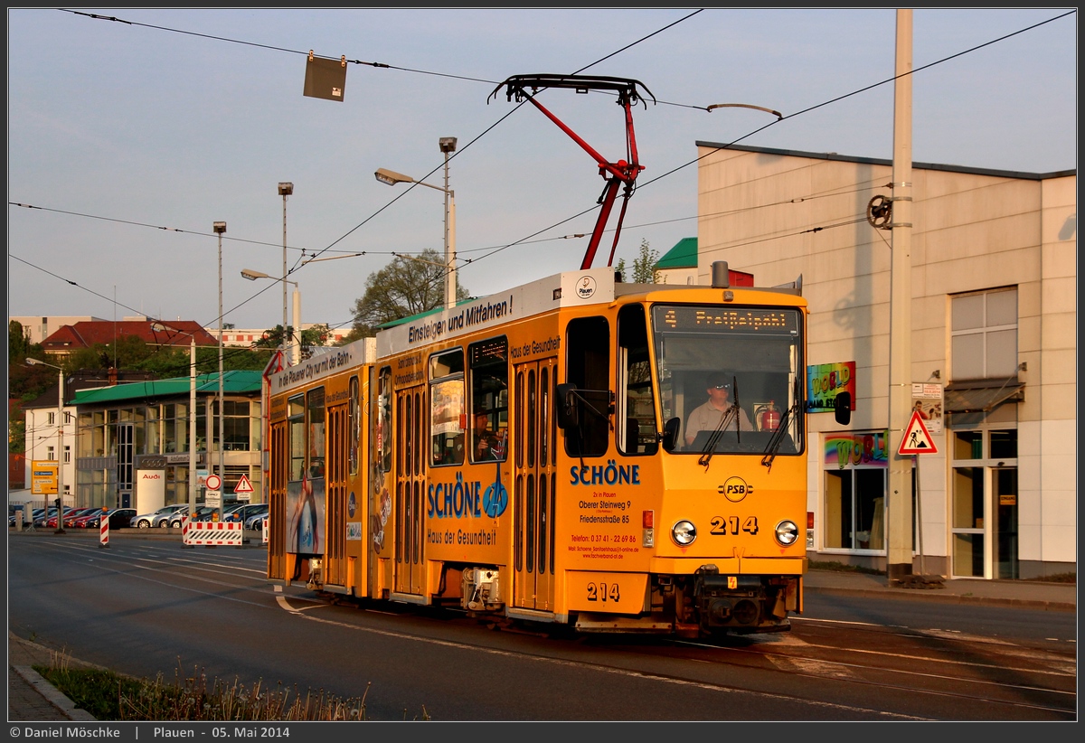 Плауэн, Tatra KT4DMC № 214