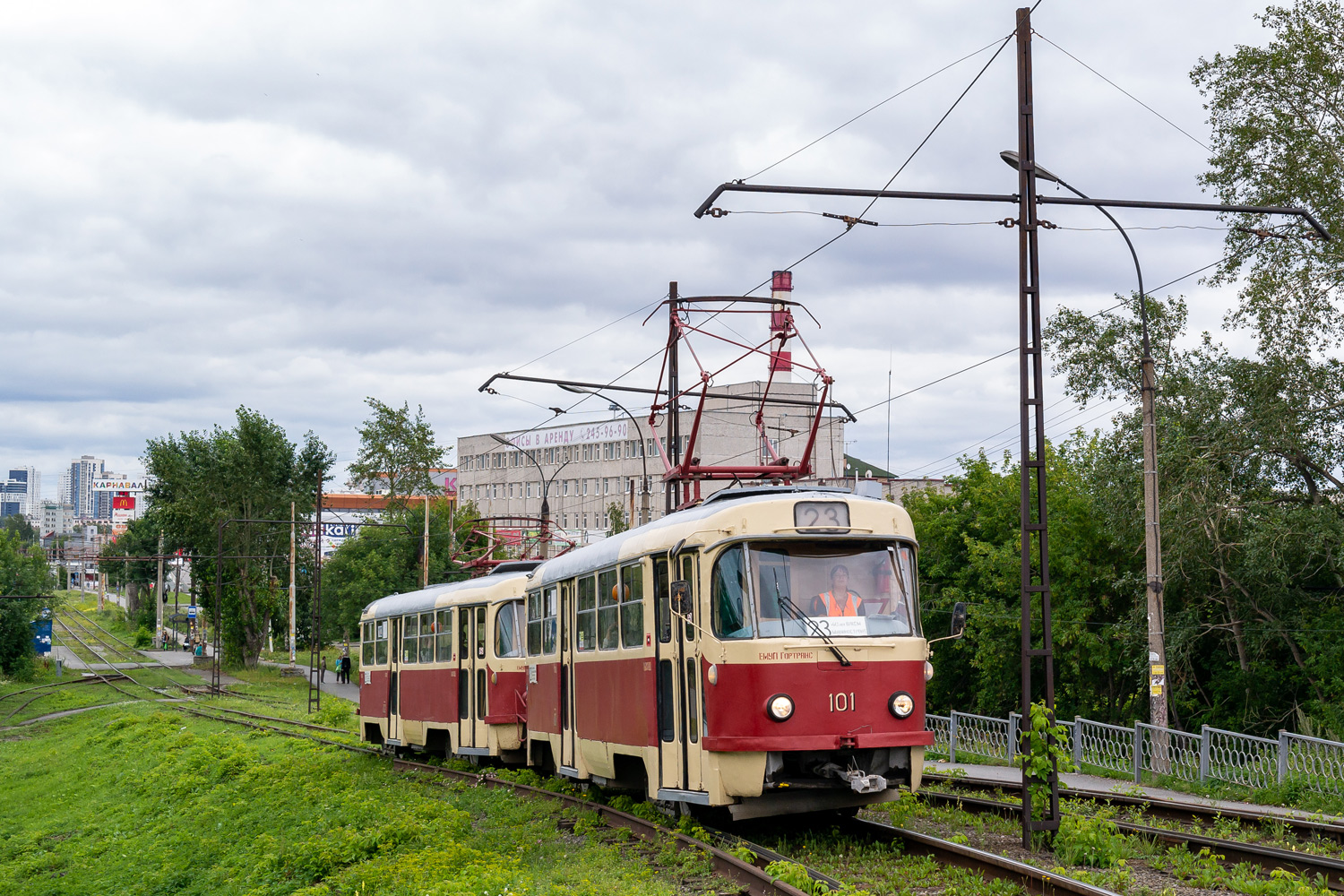 Jekaterinburga, Tatra T3SU (2-door) № 101