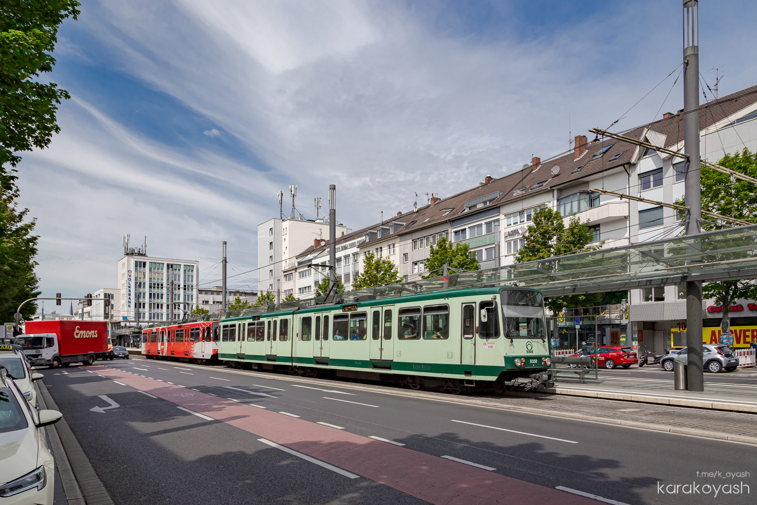 Bonn, Duewag B100C № 9358 Bonn, Duewag B100C № 9358