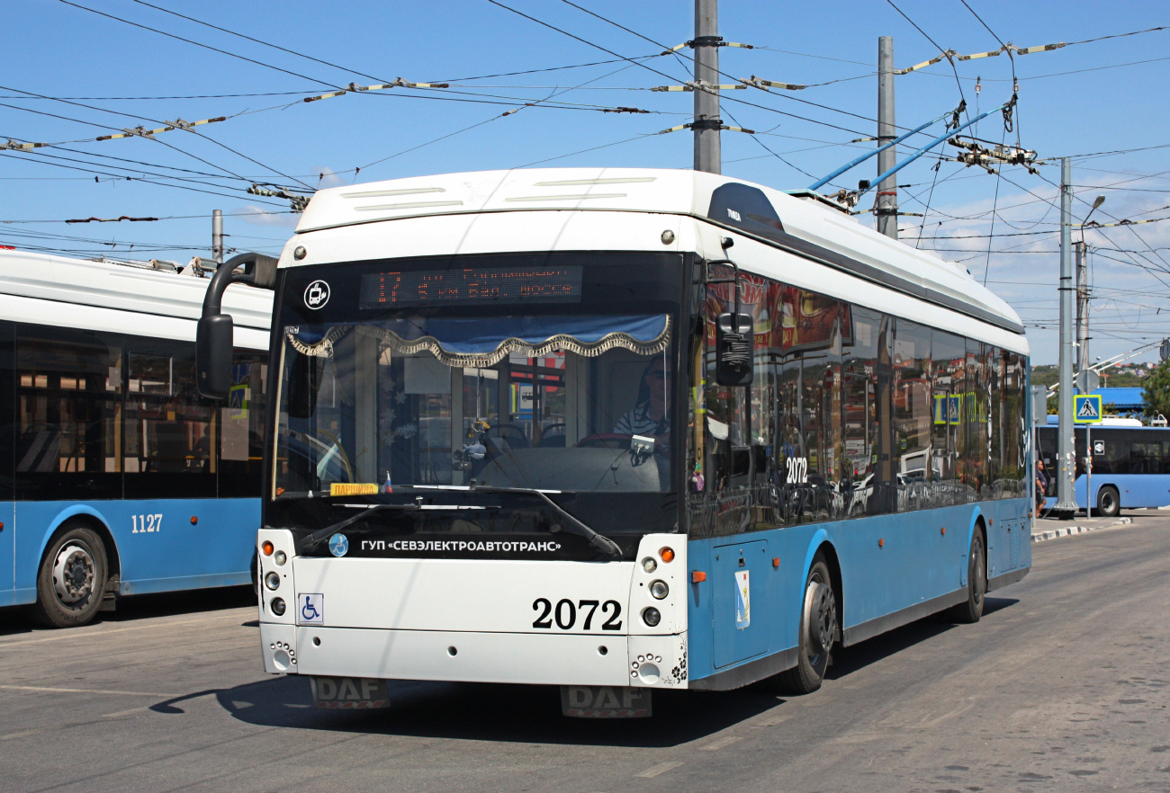 Sevastopol, Trolza-5265.03 “Megapolis” č. 2072 Sevastopol, Trolza-5265.03 “Megapolis” č. 2072