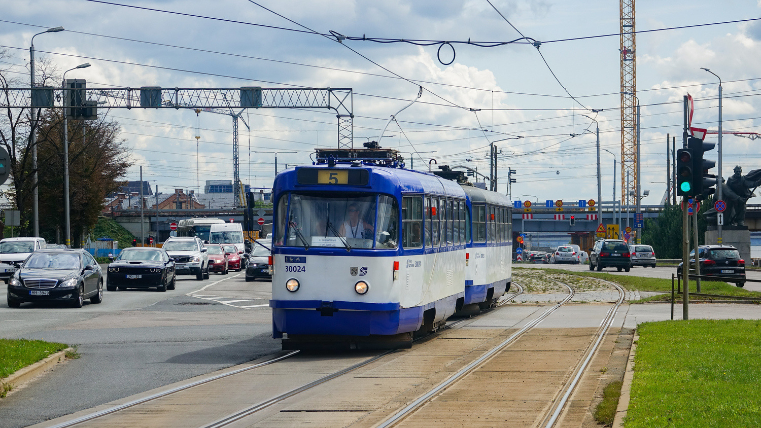 Рига, Tatra T3A № 30024; Рига, Tatra T3A № 30035