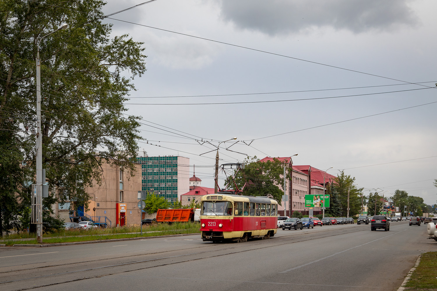 Iževsk, Tatra T3SU (2-door) č. 2213