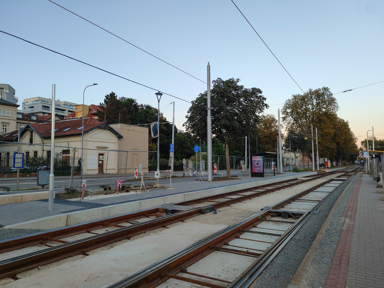 Брно — Строительство и ремонты линий