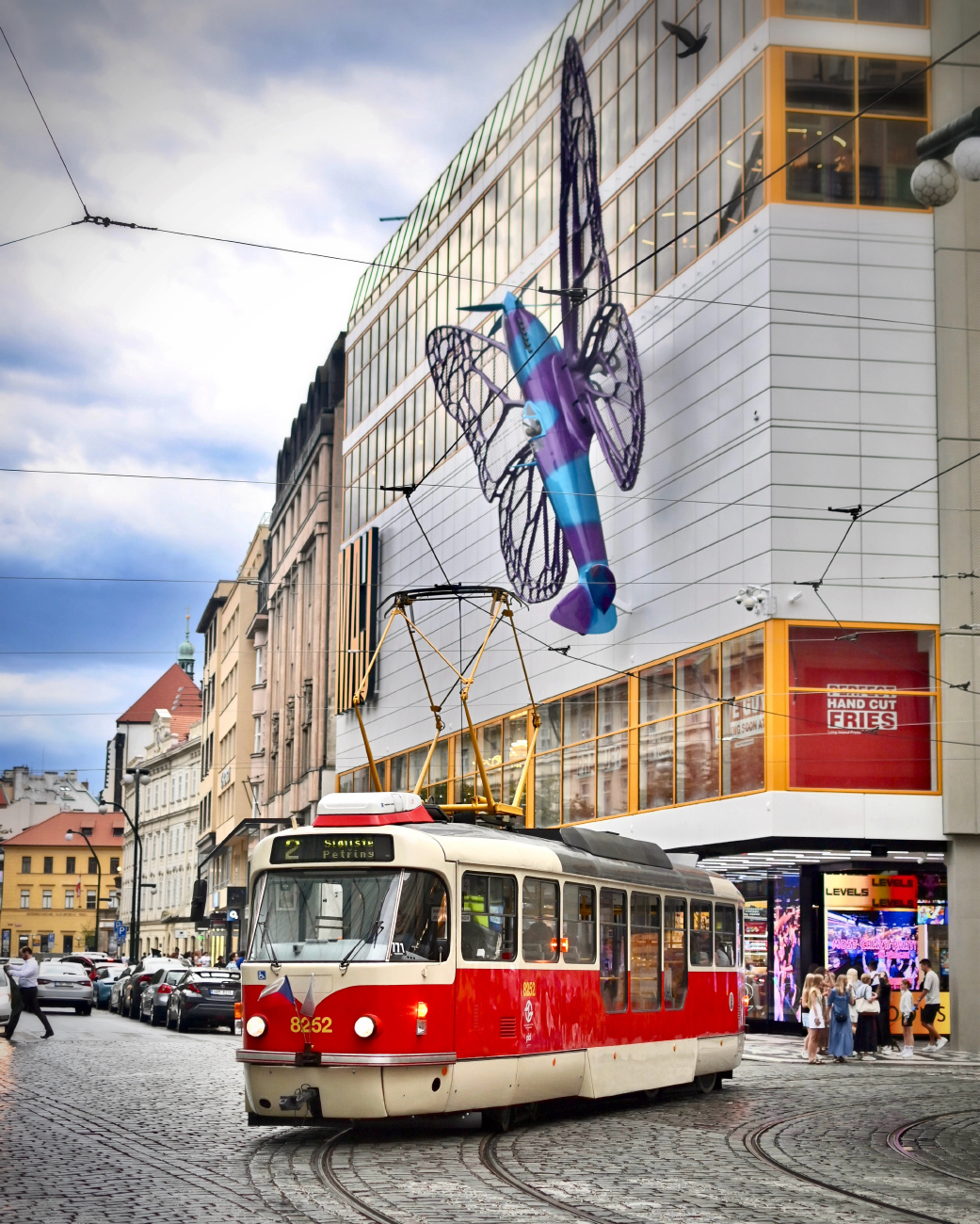 Прага, Tatra T3R.PLF № 8252