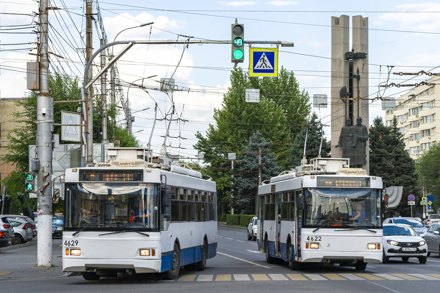 Волгоград, Тролза-5275.03 «Оптима» № 4629; Волгоград, Тролза-5275.03 «Оптима» № 4622