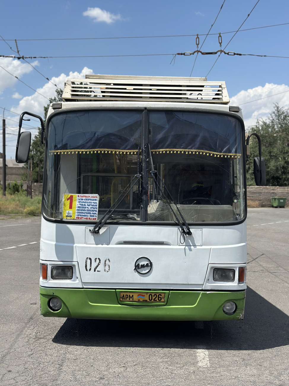 Yerevan, LiAZ-5280 (VZTM) č. 026