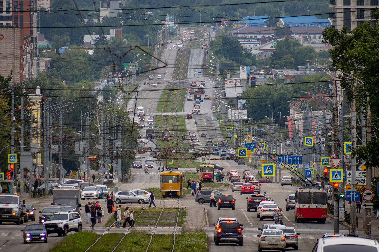 Ижевск — Линии электротранспорта