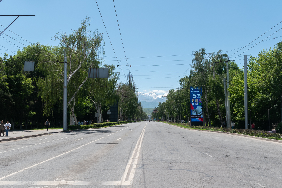 Бишкек — Ликвидированные троллейбусные линии