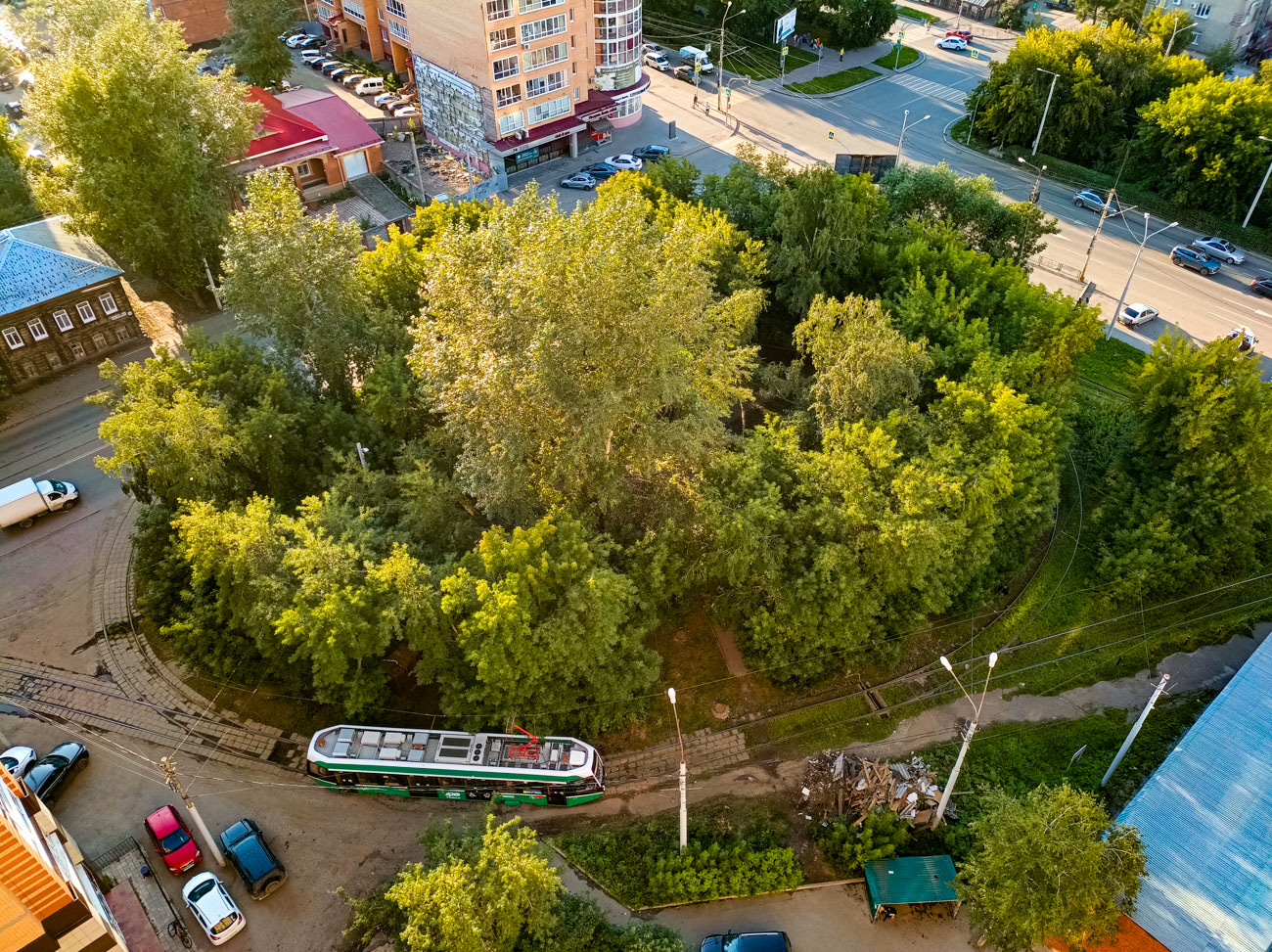 Томск — Трамвайные линии, конечные