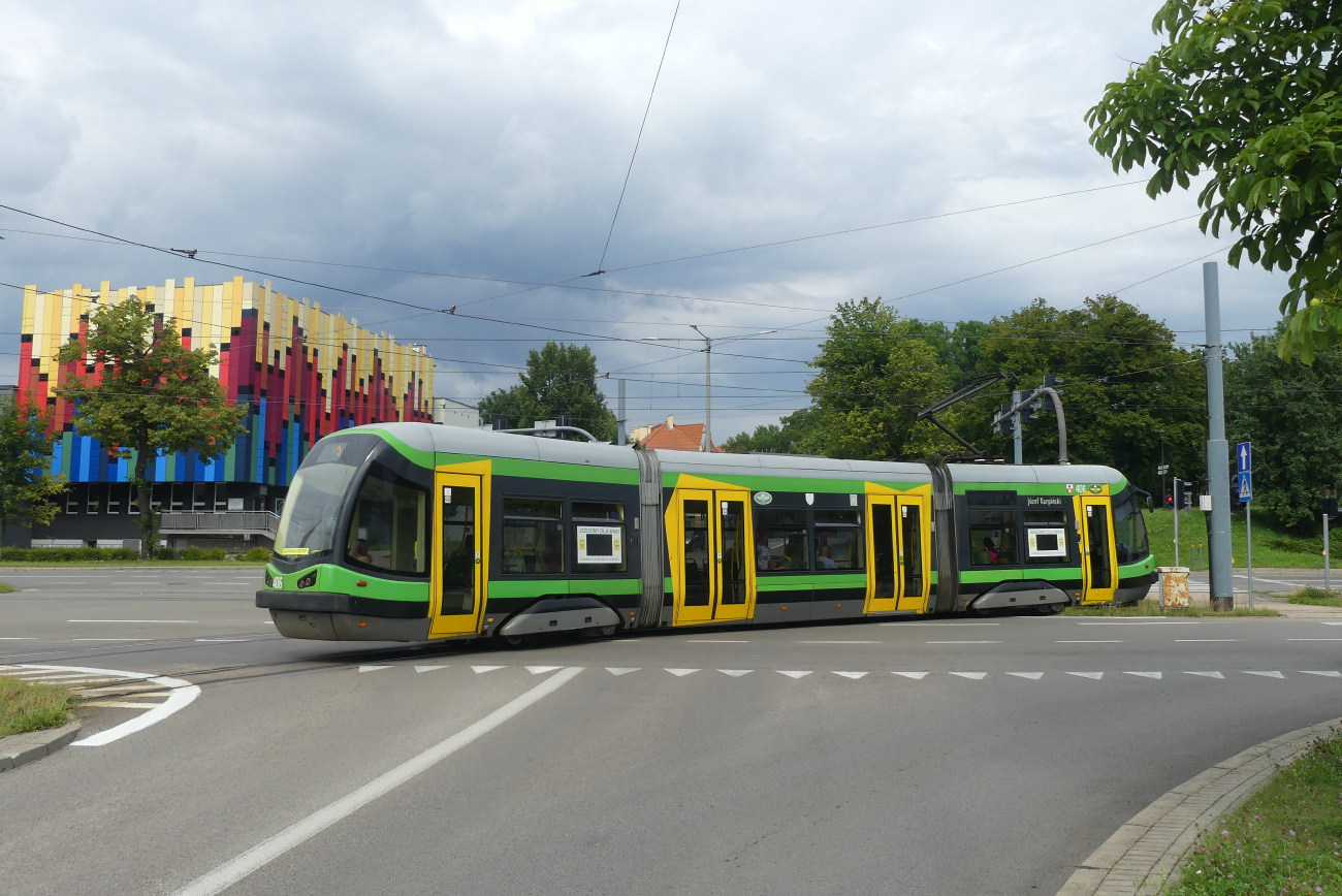 Эльблонг, PESA Tramicus 121N № 406