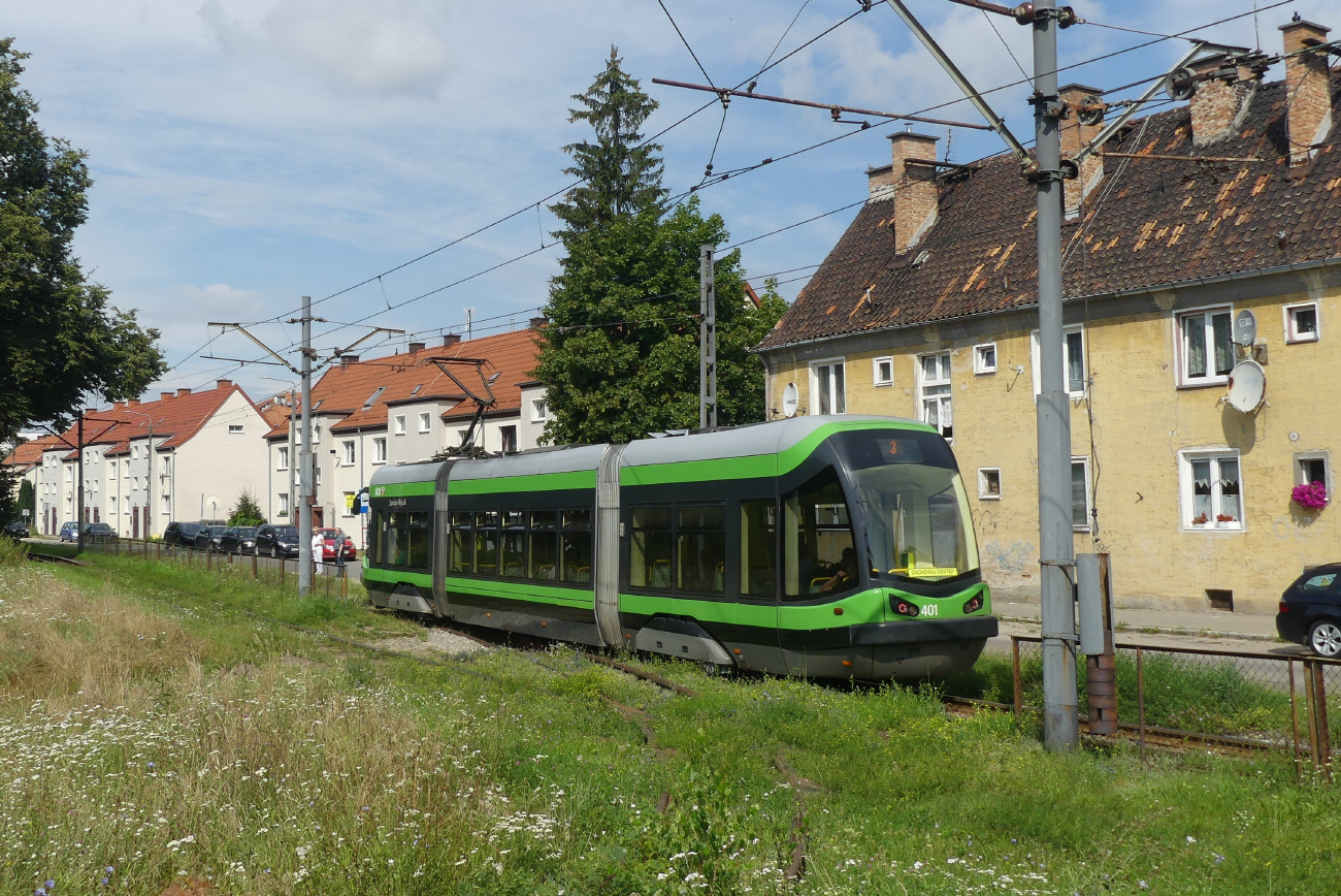 Эльблонг, PESA Tramicus 121N № 401