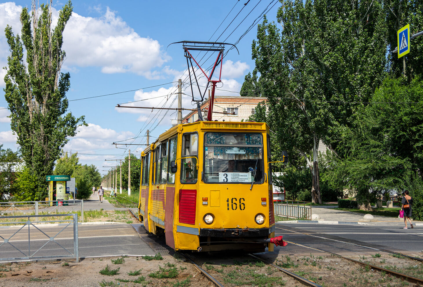 Волжский, 71-605 (КТМ-5М3) № 166