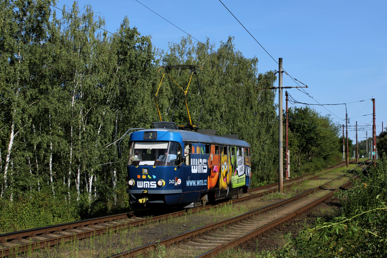 Мост ― Литвинов, Tatra T3M.3 № 242
