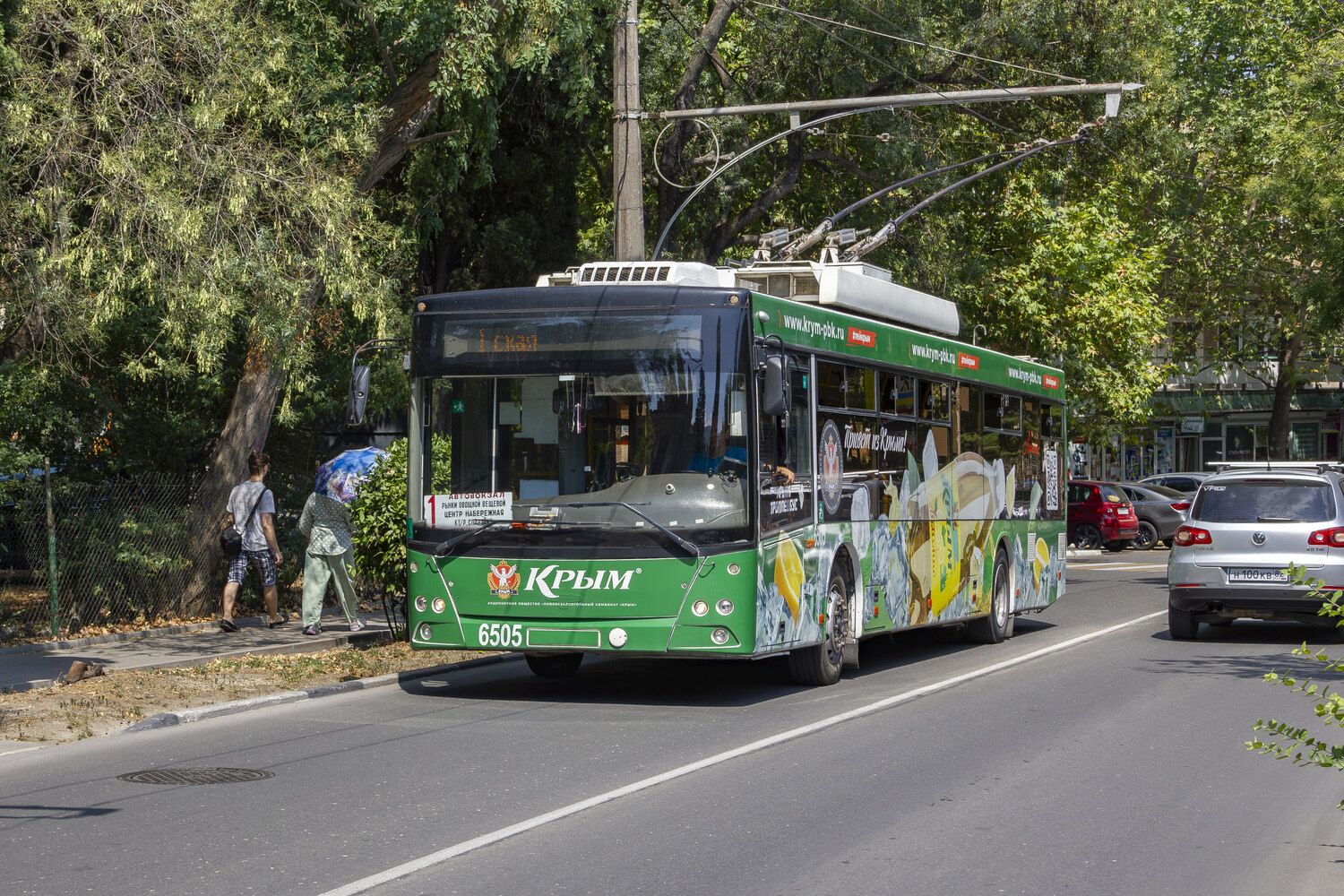 Крымский троллейбус, СВАРЗ-МАЗ-6275 № 6505
