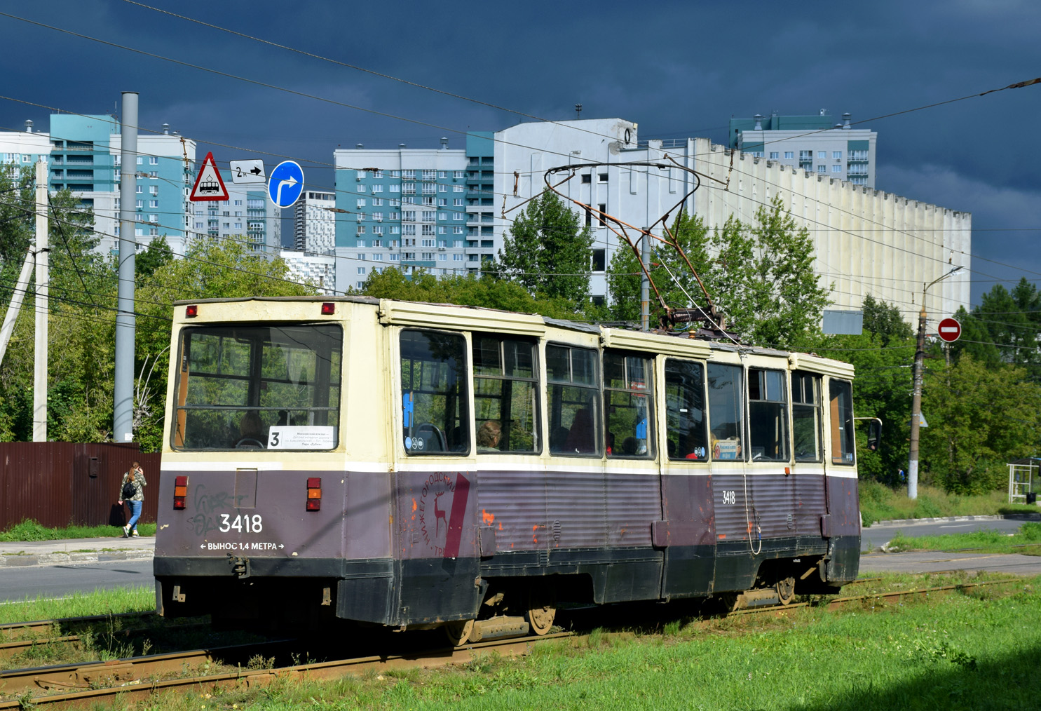 Нижний Новгород, 71-605 (КТМ-5М3) № 3418